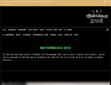 Tablet Screenshot of motorbeach.com